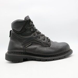 Red Wing DynaForce 6 Waterproof Boots Men's 9 EE Black Leather 923 Soft Toe USA